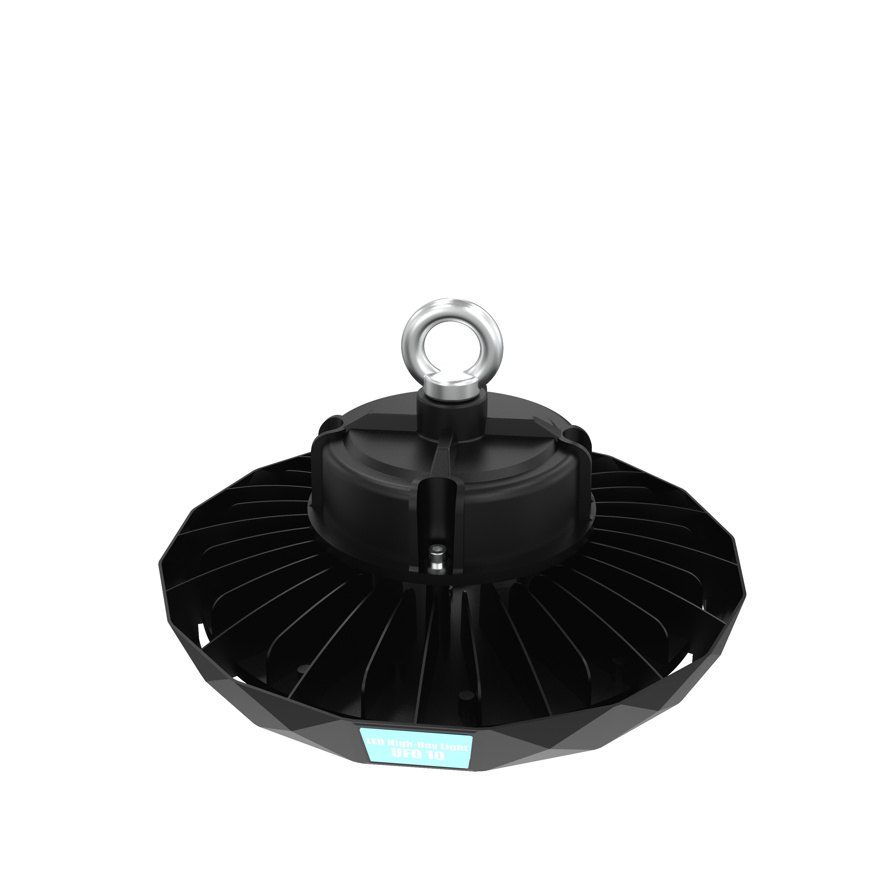 LEDORA UFO-10 – High-Performance LED-Hallenstrahler 150-90W DIP, 220lm/W, 5000K, 120° Breitstrahlend