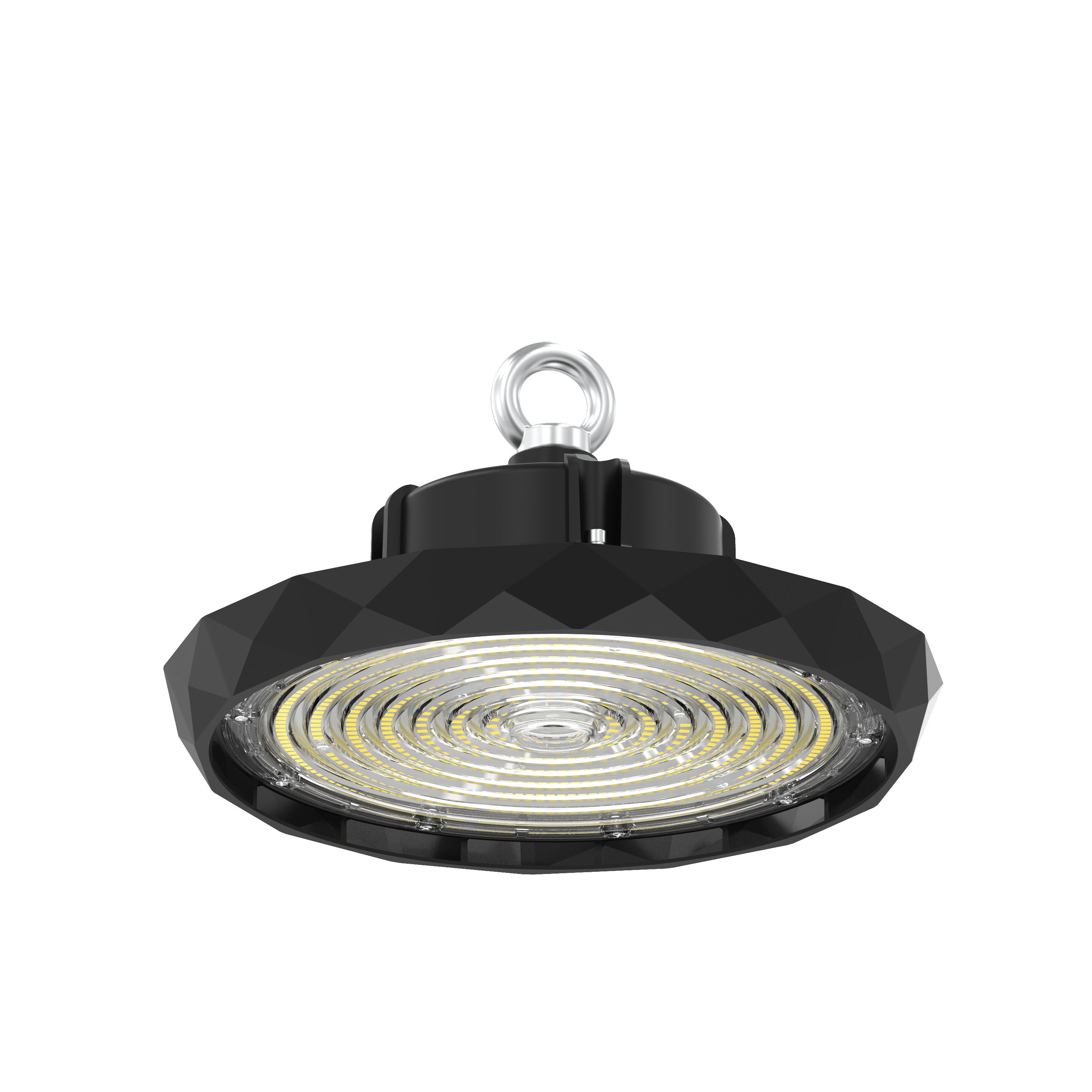 LEDORA UFO-10 – High-Performance LED-Hallenstrahler 150-90W DIP, 220lm/W, 5000K, 120° Breitstrahlend