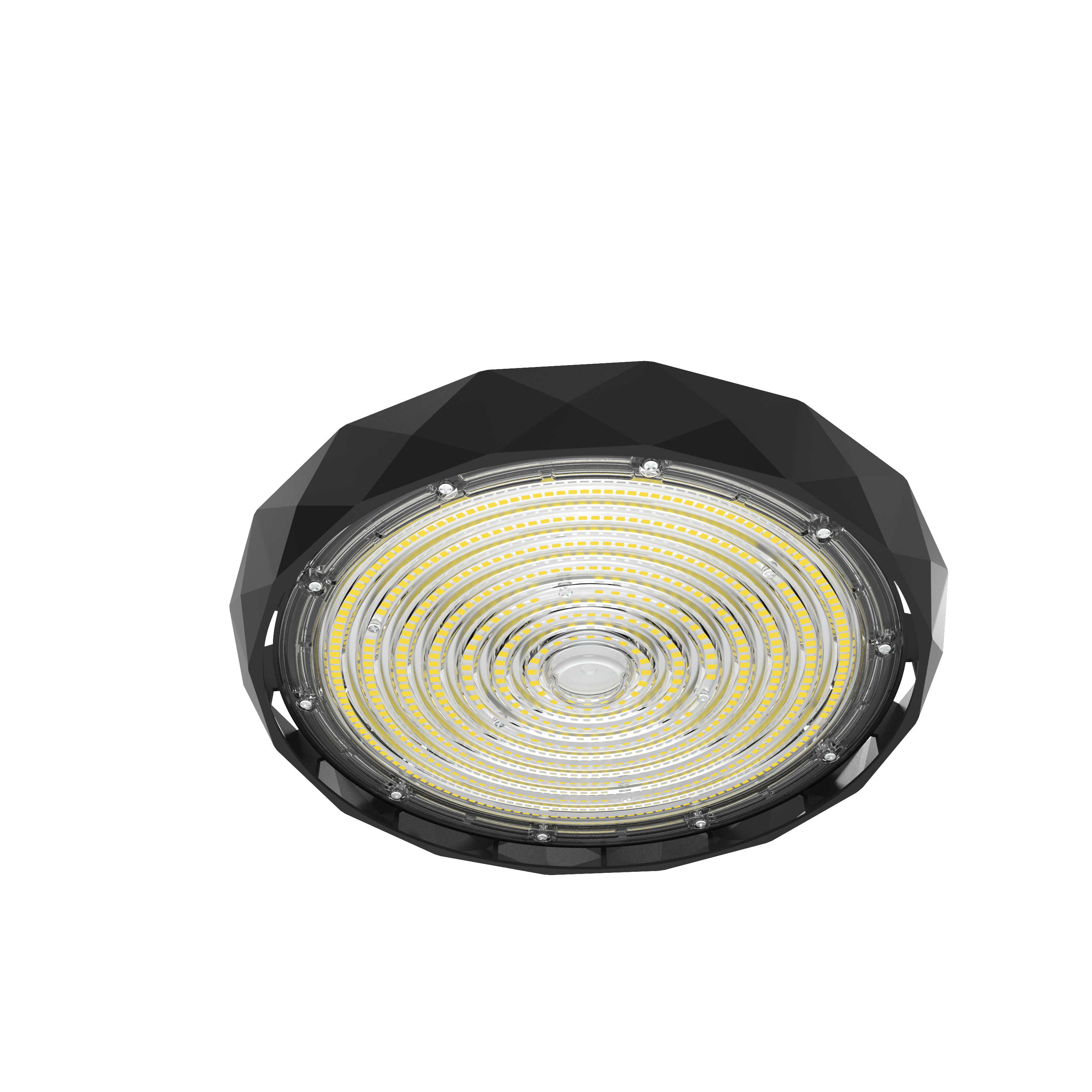 LEDORA UFO-10 – High-Performance LED-Hallenstrahler 150-90W DIP, 220lm/W, 5000K, 120° Breitstrahlend